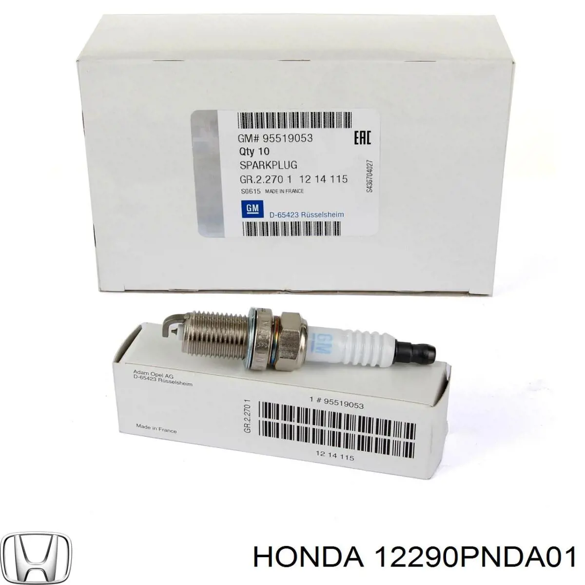 12290PNDA01 Honda bujía de encendido