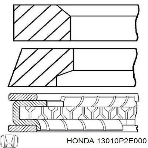 13020P2E000 Honda pistón con bulón sin anillos, std