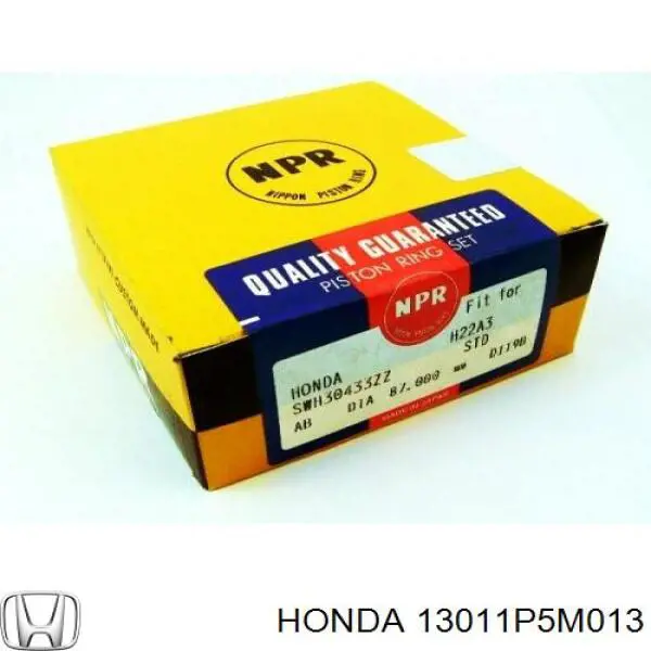 13011P5M013 Honda juego de aros de pistón, motor, std