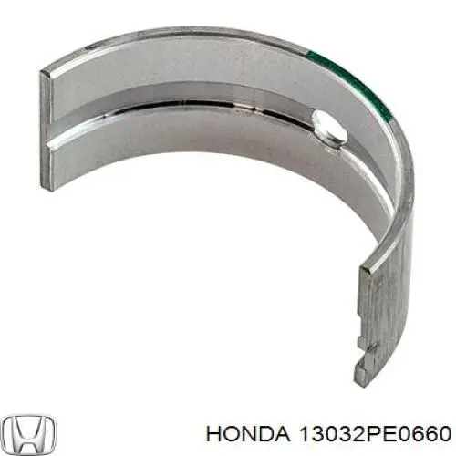 13032-PE0-660 Honda juego de cojinetes de cigüeñal, estándar, (std)