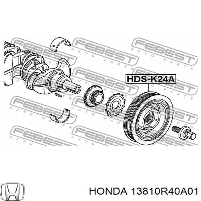 Comprar 13810R40A01 Honda La polea del cigüeñal