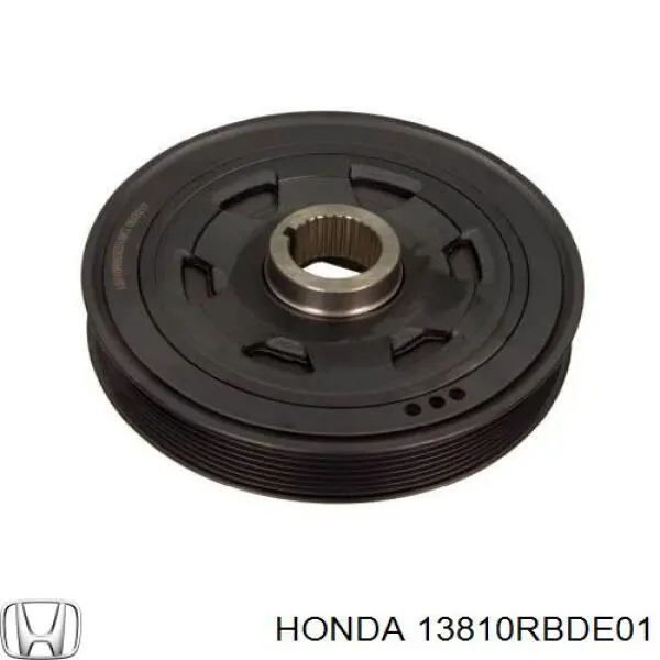 13810RBDE01 Honda polea de cigüeñal