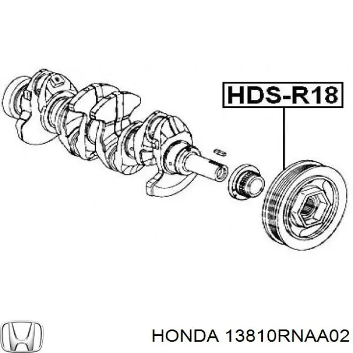 Polea del cigüeñal Honda 13810RNAA02 precio, desde 50,99 EUR