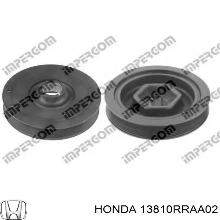 Comprar 13810RRAA02 Honda La polea del cigüeñal