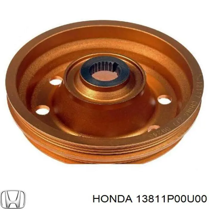13811P00U00 Honda polea de cigüeñal