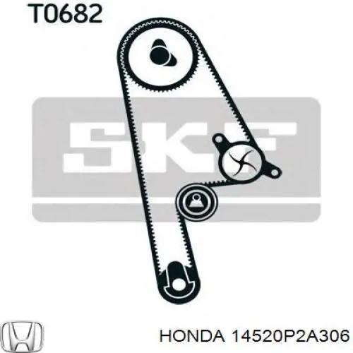 Tensor de la correa de distribución Honda 14520P2A306 precio, desde 21,44 EUR