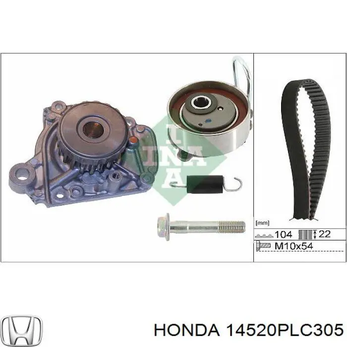 Tensor de la correa de distribución Honda 14520PLC305 precio, desde 36,38 EUR