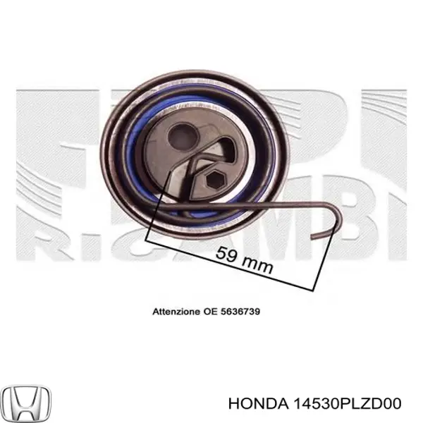 Tensor de la correa de distribución Honda 14530PLZD00 precio, desde 28,71 EUR