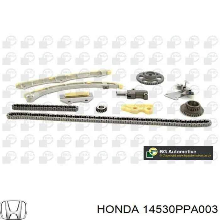 Carril de deslizamiento, cadena de distribución izquierdo para Honda CR-V (RE)