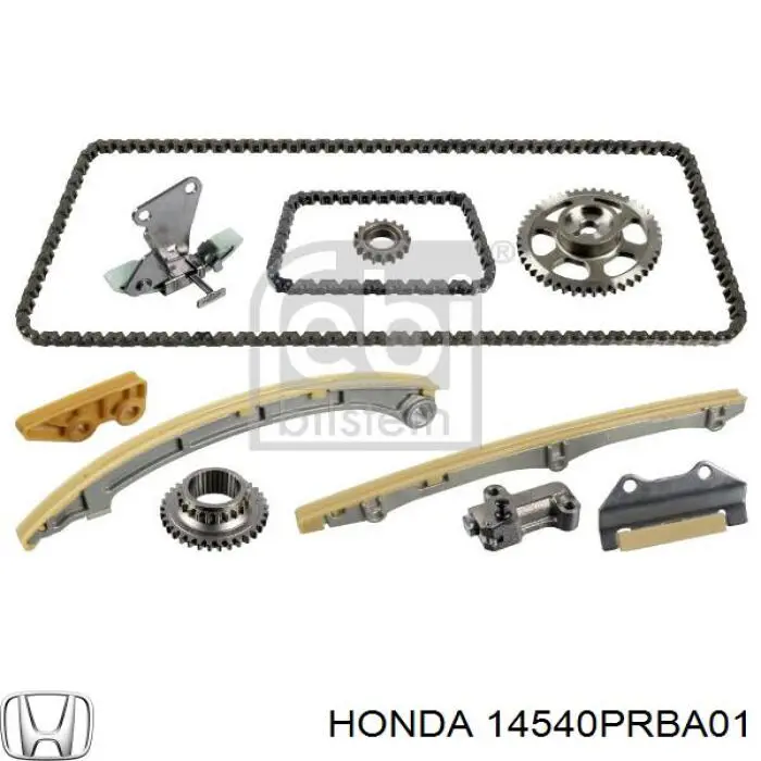 14540PRBA01 Honda carril de deslizamiento, cadena de distribución, culata superior