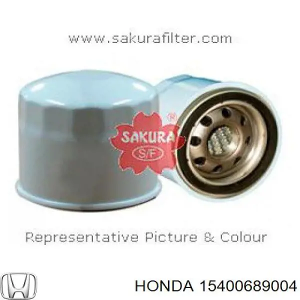 15400-689-004 Honda filtro de aceite