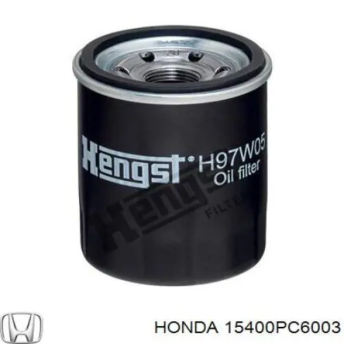 15400PC6003 Honda filtro de aceite