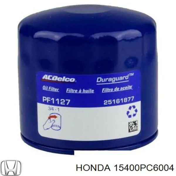 15400PC6004 Honda filtro de aceite