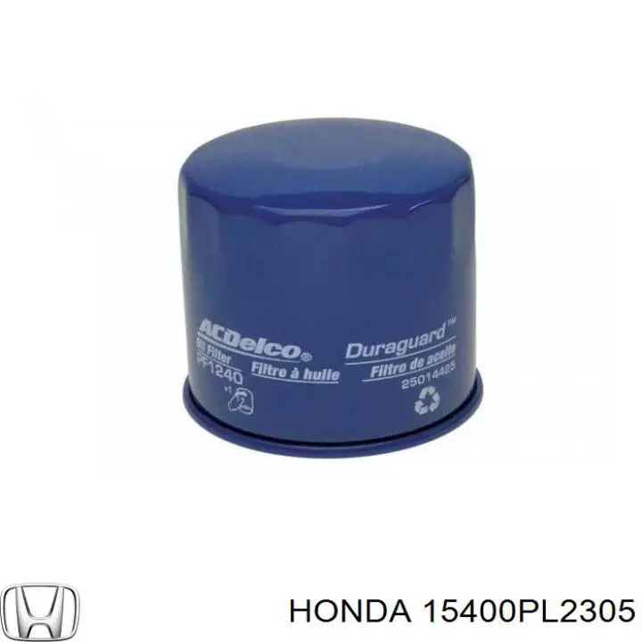 Filtro de aceite Honda 15400PL2305 precio, desde 6,35 EUR