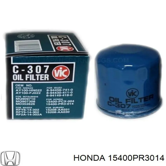 15400PR3014 Honda filtro de aceite