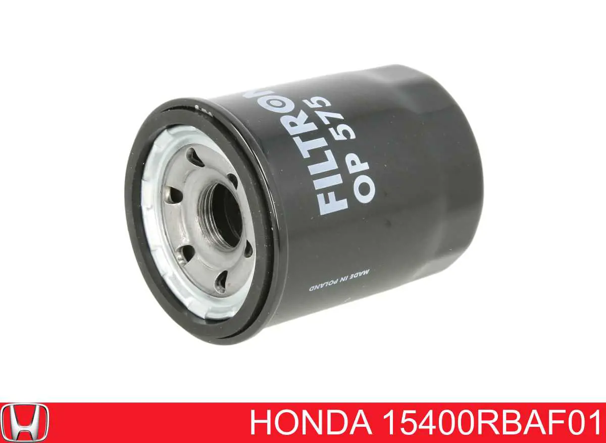 Comprar 15400RBAF01 Honda Filtros de aceite