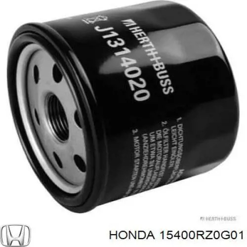 Filtro de aceite Honda 15400RZ0G01 precio, desde 5,99 EUR