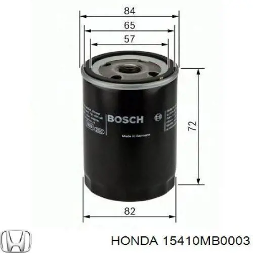 Comprar 15410MB0003 Honda Filtros de aceite