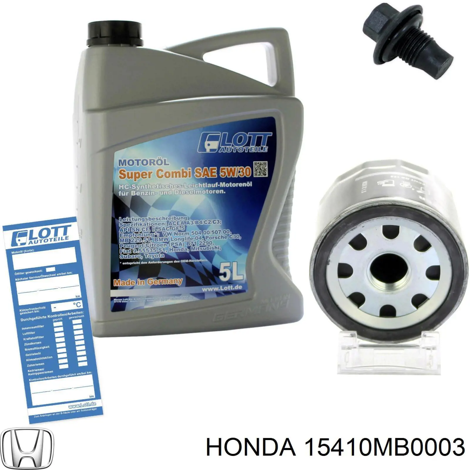 Filtro de aceite Honda 15410MB0003 precio, desde 4,43 EUR