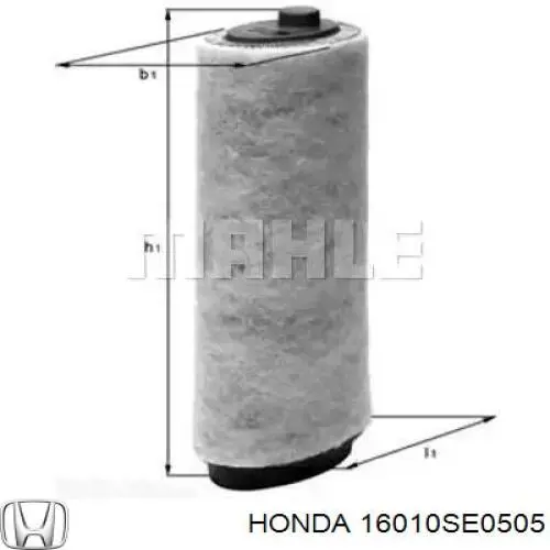16010SE0505 Honda filtro de combustible