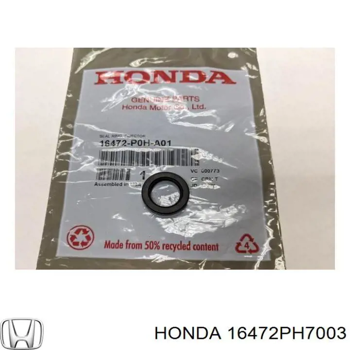 Comprar 16472PH7003 Honda Junta de inyectores