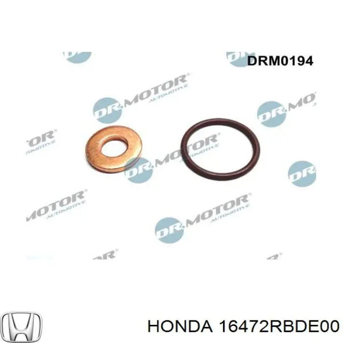 Arandela de asiento del inyector Honda 16472RBDE00 precio, desde 1,46 EUR