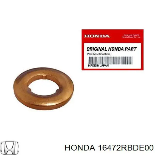 16472RBDE00 Honda junta de inyectores