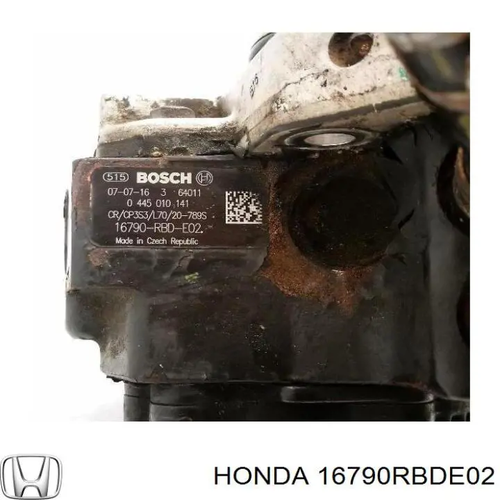 Bomba de alta presión Honda 16790RBDE02