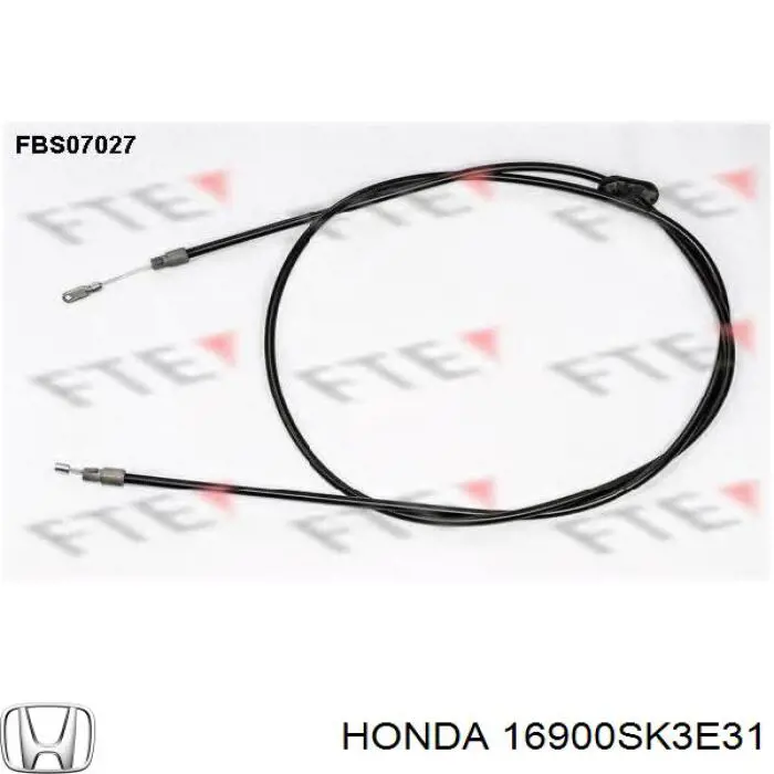 16900SK3E31 Honda filtro de combustible