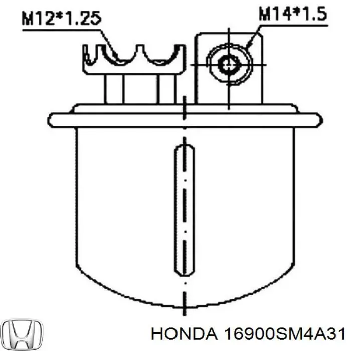 Comprar 16900SM4A31 Honda Filtro diesel