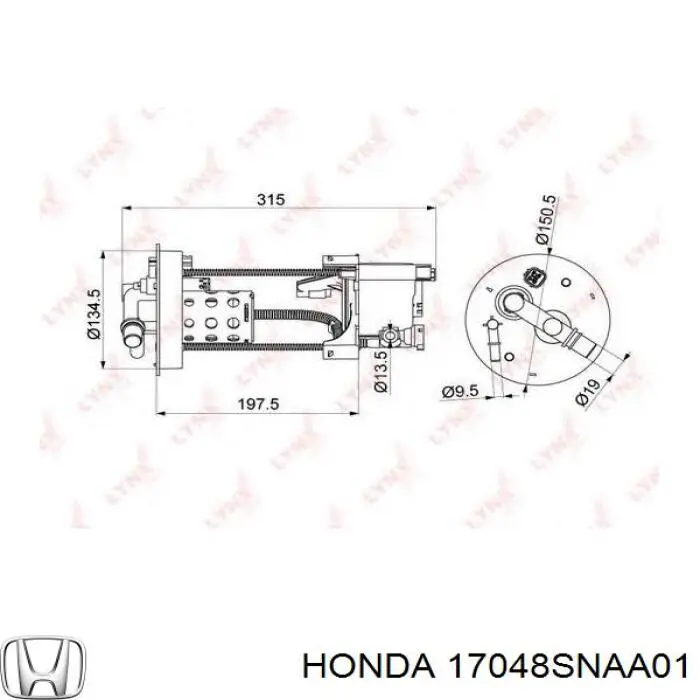 Comprar 17048SNAA01 Honda Filtro diesel
