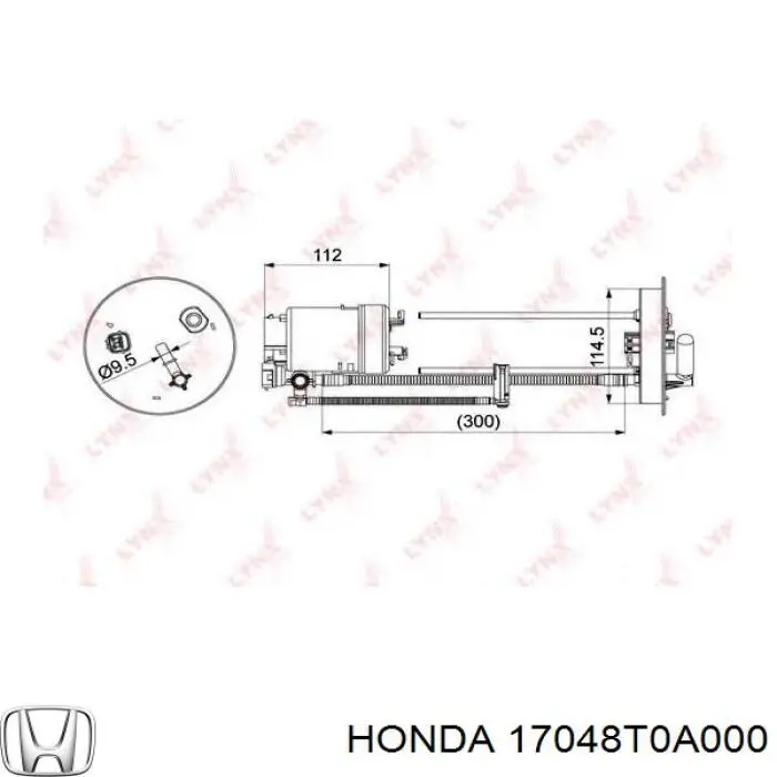 Comprar 17048T0A000 Honda Unidad de alimentación de combustible