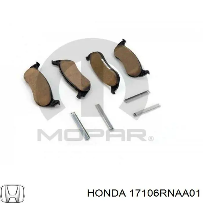 17106RNAA01 Honda Juego de juntas, colector de admisión