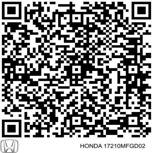 17210MFGD02 Honda filtro de aire