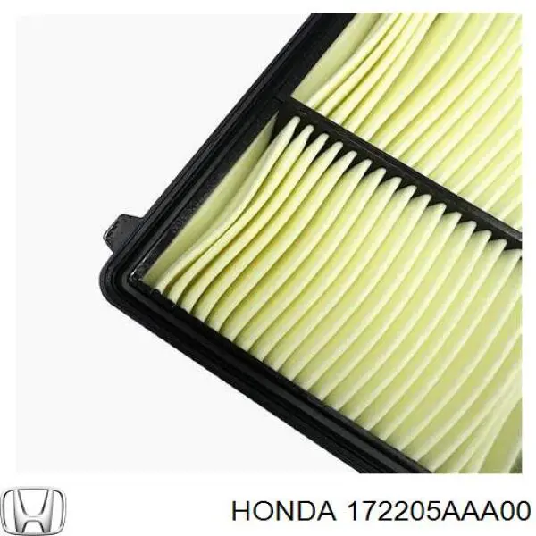 172205AAA00 Honda filtro de aire