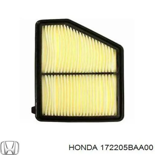 Filtro de aire 172205BAA00 Honda