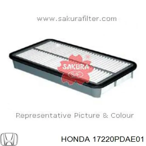 17220PDAE01 Honda filtro de aire