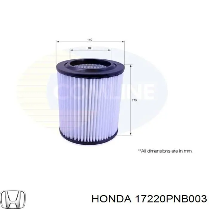 Comprar 17220PNB003 Honda Filtro de aire