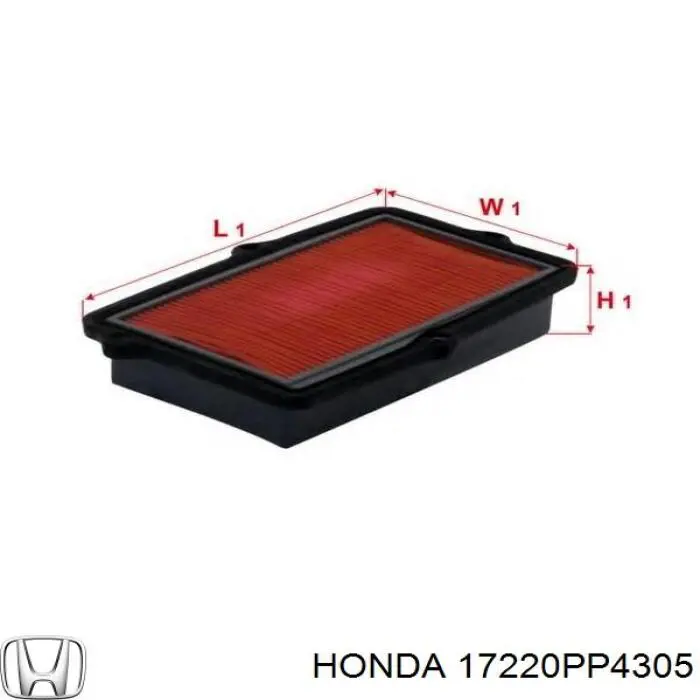 17220PP4305 Honda filtro de aire