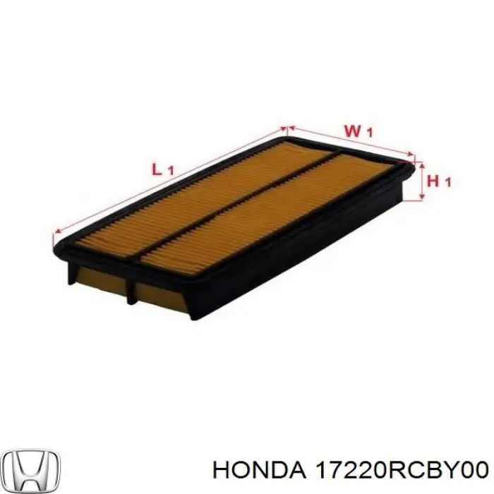 17220RCBY00 Honda filtro de aire