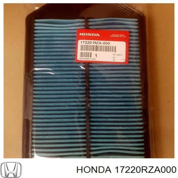 17220RZA000 Honda Filtro de aire de motor