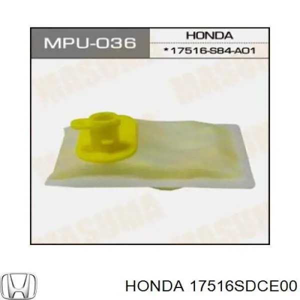 Filtro, unidad alimentación combustible para Honda Accord (CL, CM)