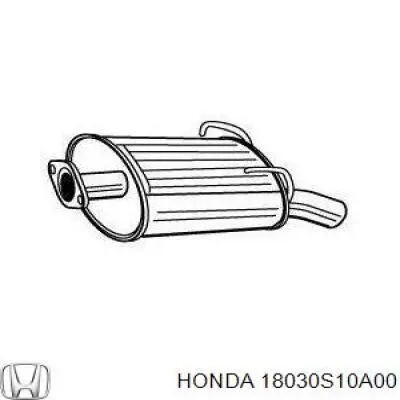 Silenciador trasero Honda 18030S10A00 precio, desde 83,17 EUR
