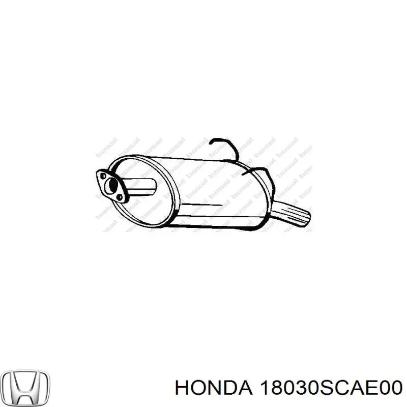 Silenciador trasero Honda 18030SCAE00 precio, desde 83,61 EUR