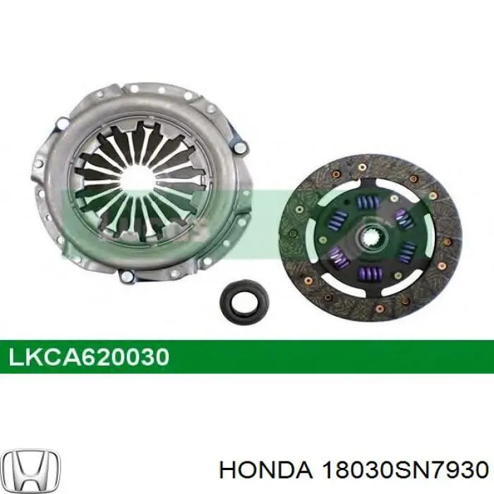 18030SN7930 Honda silenciador posterior