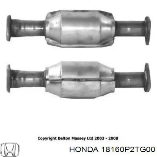 Catalizador Honda 18160P2TG00 precio, desde 224,51 EUR