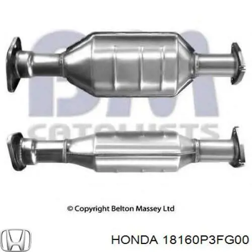 Catalizador Honda 18160P3FG00 precio, desde 201,78 EUR