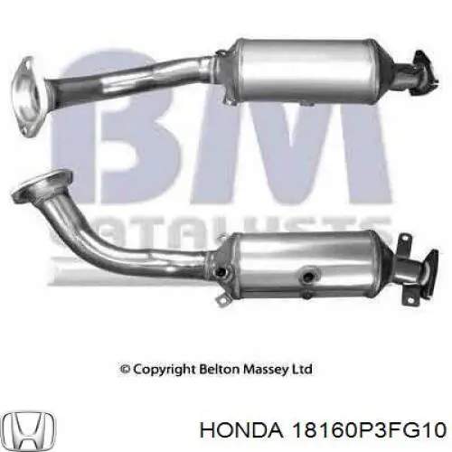 Comprar 18160P3FG10 Honda Filtro de partículas (FAP)