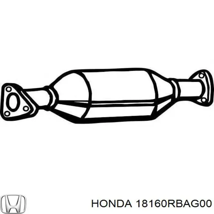 Catalizador Honda 18160RBAG00 precio, desde 210,93 EUR