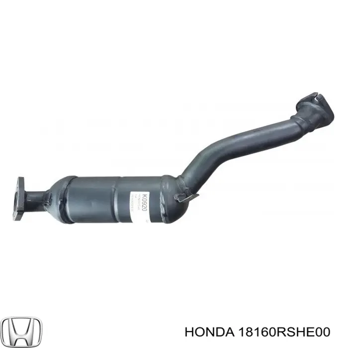 18160RSHE00 Honda Catalizador de gasolina y diésel